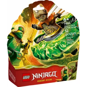 LEGO NINJAGO 71850 Peonza de Lloyd vs. monstruo elemental