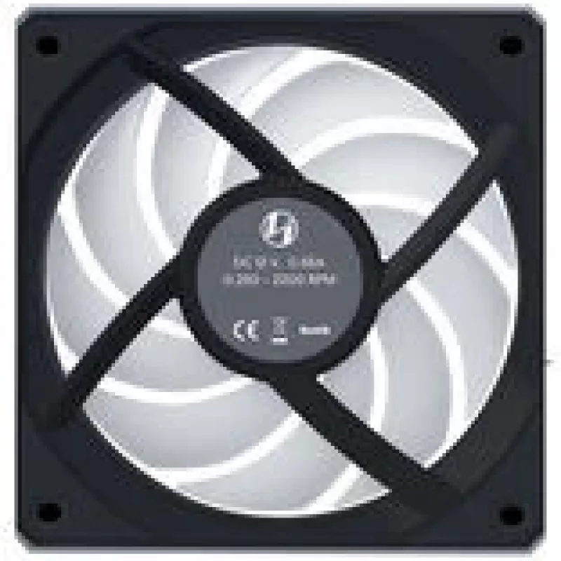 Lian Li UNI FAN CL120 Wireless Reverse Blade 12RCL1W1B ventilador de caja de 120 mm, negro