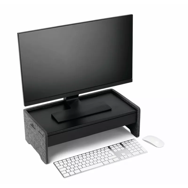 Cajón Durable 508201 Accesorio para soporte de monitor Negro Metal 468 mm Ancho 221 mm Fondo 53 mm Alto