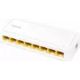 Switch de red LogiLink – 8 puertos RJ45 – Gigabit – carcasa de plástico – blanco