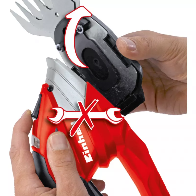 Einhell GE-CG 12 Li tijeras cortacésped a batería 12 V litio-ion (Li-Ion) negro, rojo, plata