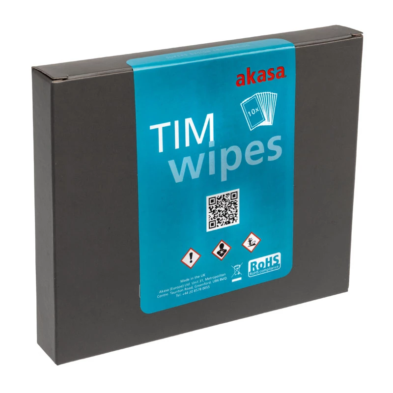 Toallitas de limpieza Akasa TIM - 10 uds. pasta térmica (AK-TCW-02)