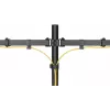 Brazo de monitor Goobay Dual Flex - Pantalla 17-32 inch - Montaje en mesa VESA 75 y 100 mm - Giratorio, orientable e inclinable - Soporte ajustable en altura - Carga máxima