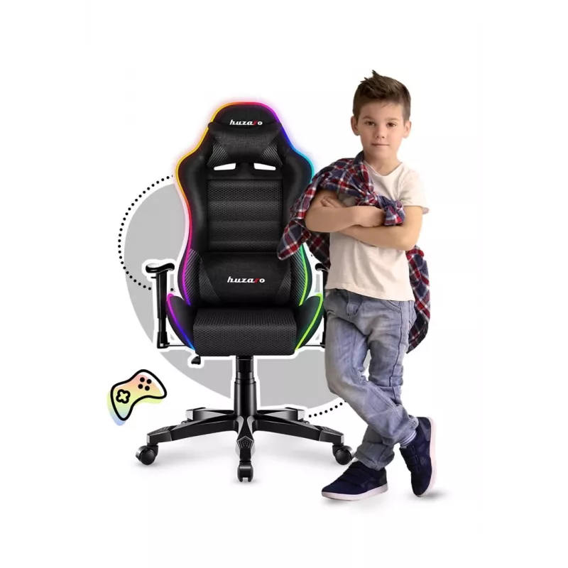 Silla gaming para niños HUZARO RANGER 6.0 RGB MESH