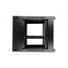 Extralink Caja rackmount 9U 600x600 AZH negro montada en pared, tipo oscilante