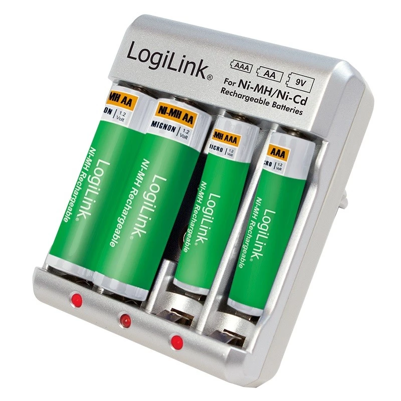 Cargador de baterías para Ni-MH / Ni-Cd AA / AAA / 9V