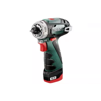 Taladradora de empuñadura de pistola Metabo POWERMAXX BS BASIC 1400 rpm, 800 g, portabrocas de sujeción rápida