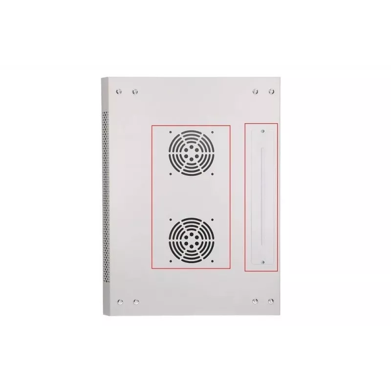 Armario rack Extralink 12U 600x450 ASP gris montaje en pared, puerta metálica