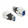 Módulo Keystone DeLOCK 86394 plano blanco USB A