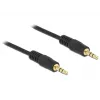 Cable de audio DeLOCK 0,5 m 3,5 mm conector macho/conector macho