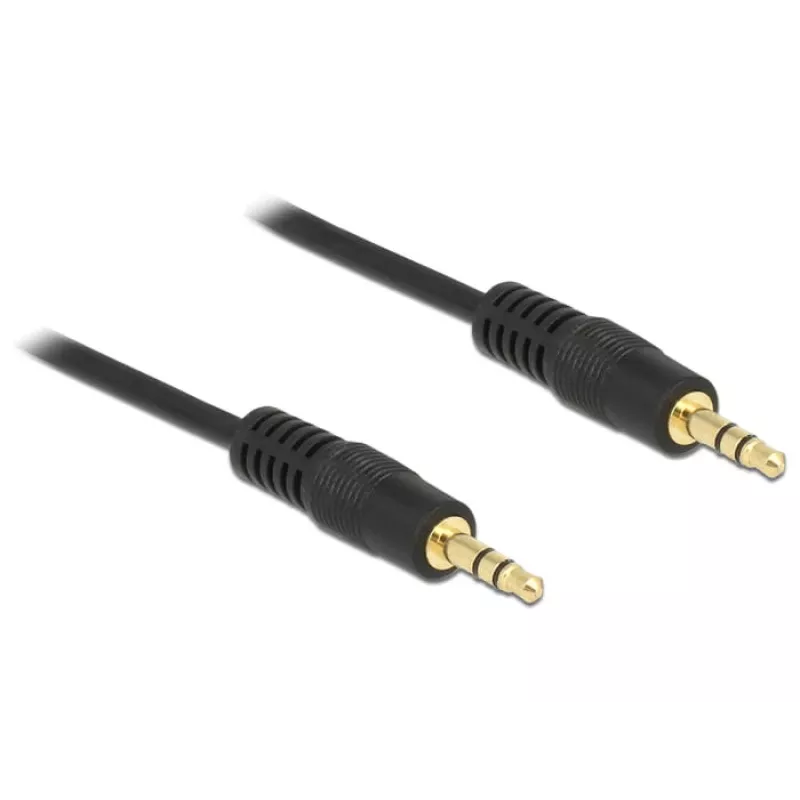 Cable de audio DeLOCK 0,5 m 3,5 mm conector macho/conector macho