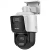 Hikvision TandemVu cámara PTZ de red 4MP+4MP 10X POE