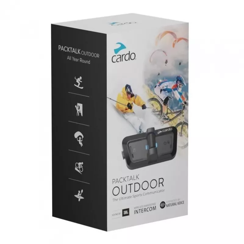 CARDO PACKTALK OUTDOOR SINGLE intercomunicador para moto