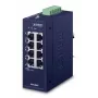 PLANET ISW-800T switch de red, no gestionado, L2 Fast Ethernet (10/100), azul