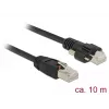 Cable de red DeLOCK 85672 RJ-45 Cat6 10 m negro