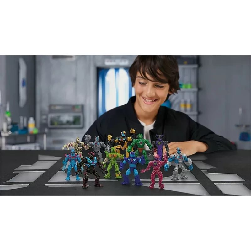 Set de figuras Cobi Mr Beast Lab Hybrids — figuras de acción coleccionables de Cobi