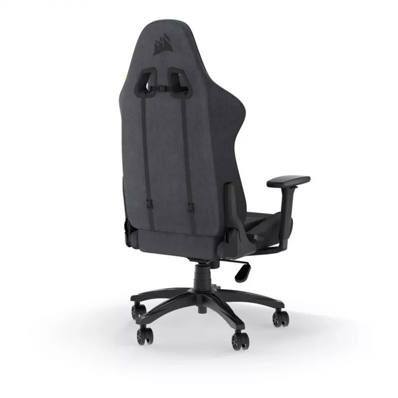CORSAIR - Silla gaming TC100 RELAXED (Tejido – Gris/Negro)