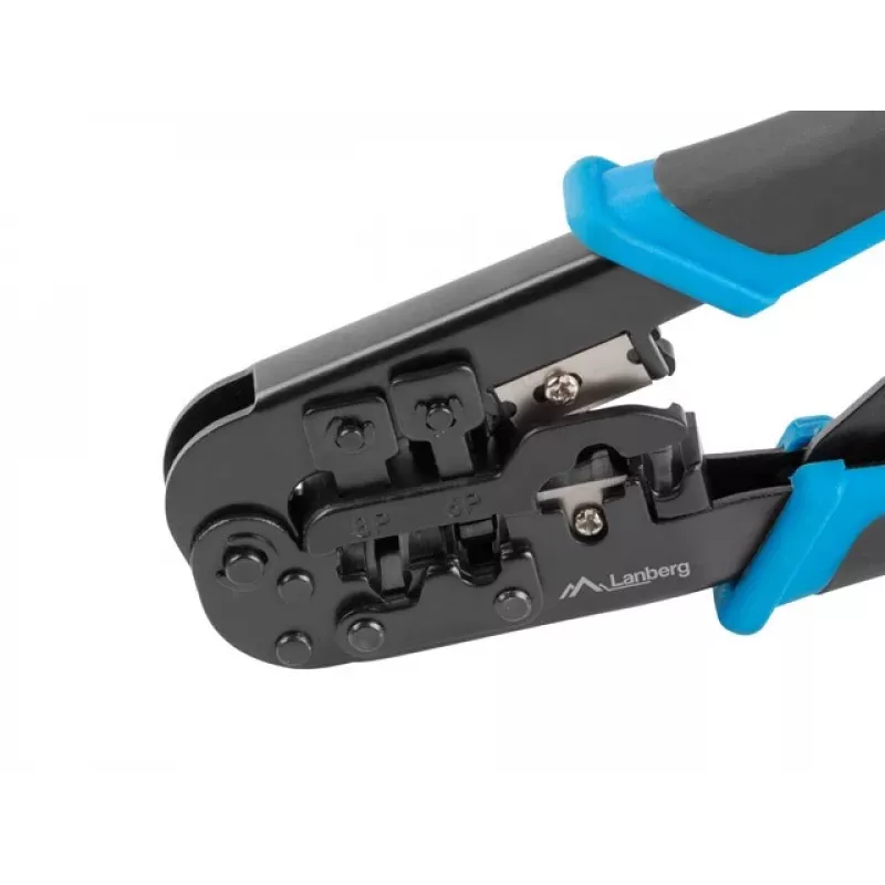 Crimpadora LANBERG NT-0201 para conectores RJ-45, 180 mm, 315 g, negro/azul