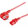 Cable de alimentación CEE7/7 a C13 ShiverPeaks BS09-05054 rojo 5m