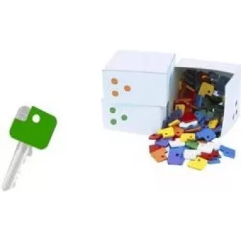 Fundas de teclas WEDO 262807099 – pack de 100 fundas de teclas de plástico flexibles