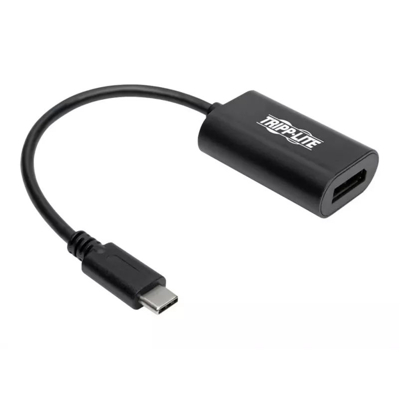 Tripp Eaton Tripp Lite Series Adaptador convertidor de vídeo USB-C a DisplayPort 4K x 2K @ 60Hz, Negro, USB Type-C a DP, USB-C, USB Type-C 6 pulgadas