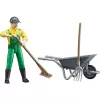 Set de figuras agricultor con accesorios, figura de juego