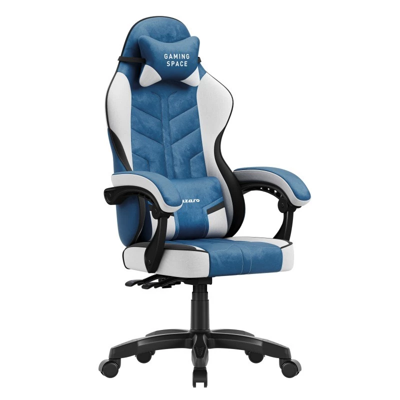Huzaro Force 2.7 Schwarz Carbon Silla gaming Azul