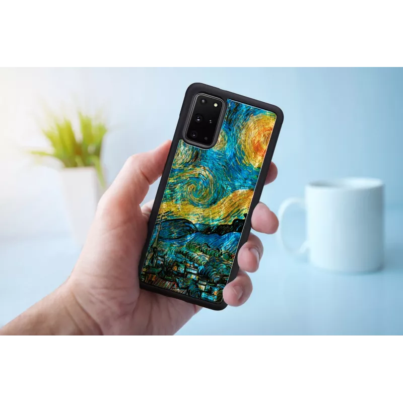 Funda protectora iKins para Samsung Galaxy S20+ — Noche estrellada negro