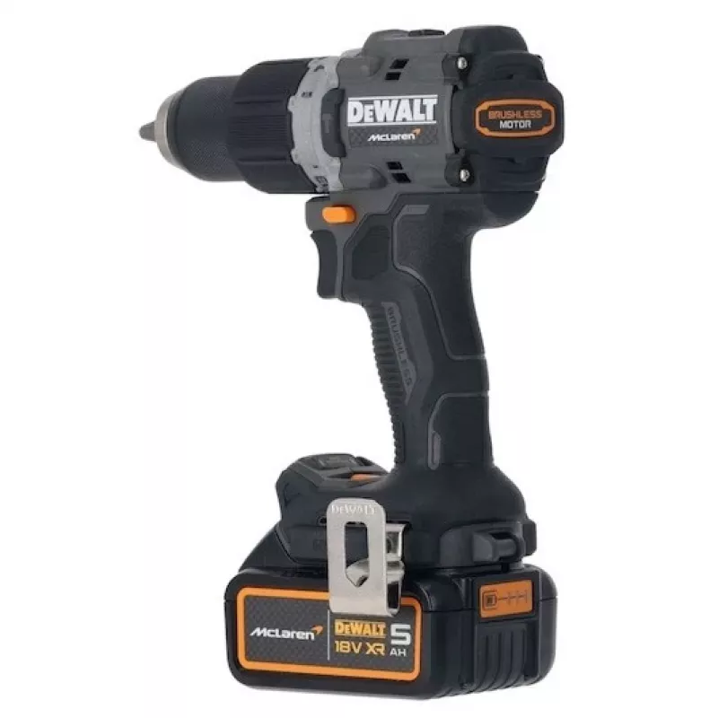 Taladro atornillador DeWalt MCLAREN DCD85MP2T 18V negro, amarillo
