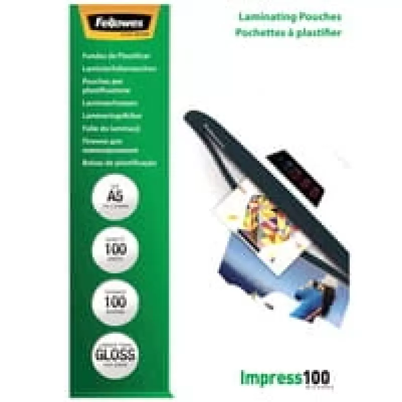 Plástico de laminar GLOSSY/A5 100 100 uds. 5351002 Fellowes