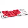 Teclado gaming GAMIAC TKL90G, Kailh azul - blanco/rojo
