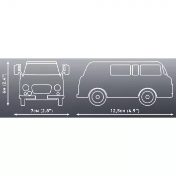 Juguete de construcción Cobi Barkas B1000 24600 maqueta escala 1:35, bloques detallados