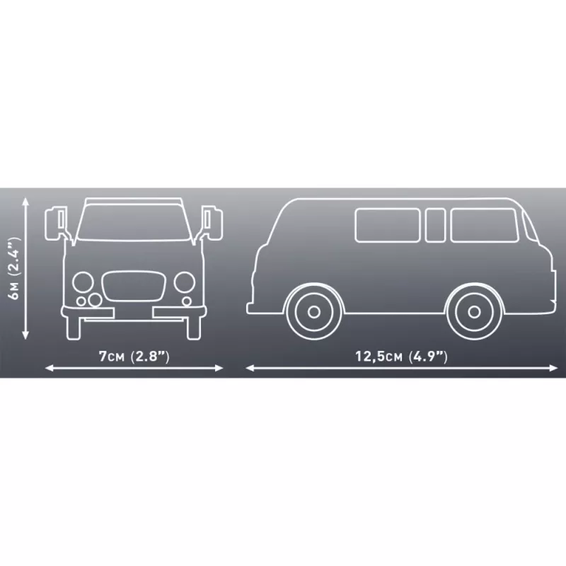 Juguete de construcción Cobi Barkas B1000 24600 maqueta escala 1:35, bloques detallados