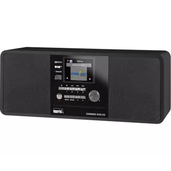 REHAU IMPERIAL DABMAN i200 CD Digital 20 W DAB+, FM, UKW negro reproducción MP3