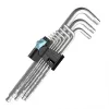 Wera 05073544001 juego de llaves hexagonales en L métricas 9 piezas