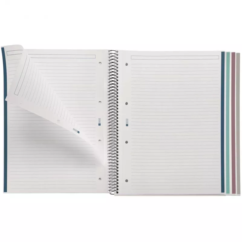 Bloc universitario MIQUELRIUS Eco Design 4 rayado DIN A4 margen interior (A604490)