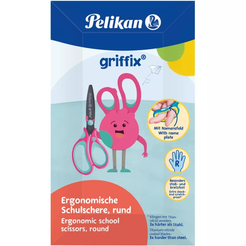 Pelikan Griffix Universal punta recta Azul - Rosa (819121)