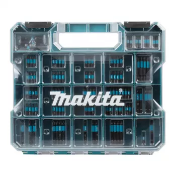 Set de puntas Makita E-24826 — 100 piezas, puntas mixtas para destornillador y taladro, negro