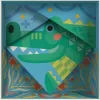 Set de pintura Ravensburger CreArt Do it together – cocodrilo (set de pintura conjunto para niños)