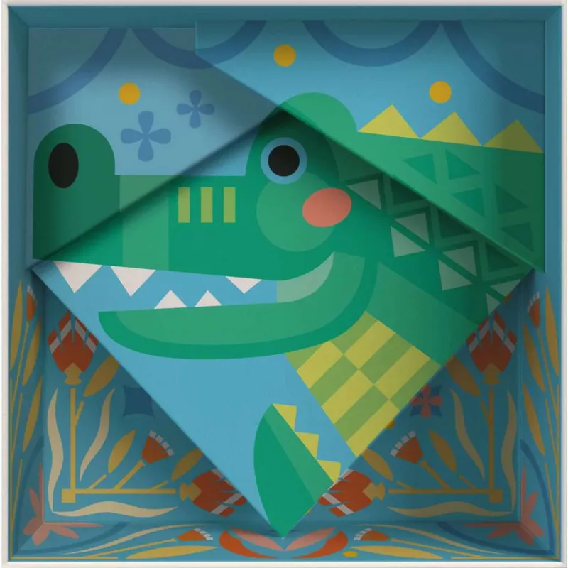 Set de pintura Ravensburger CreArt Do it together – cocodrilo (set de pintura conjunto para niños)