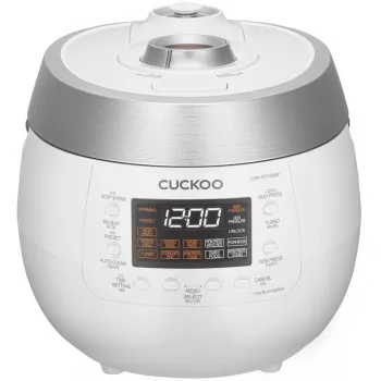 Cuckoo CRP-RT1008F, blanco, 1,8 l, aluminio, LED, botones, 1,2 m