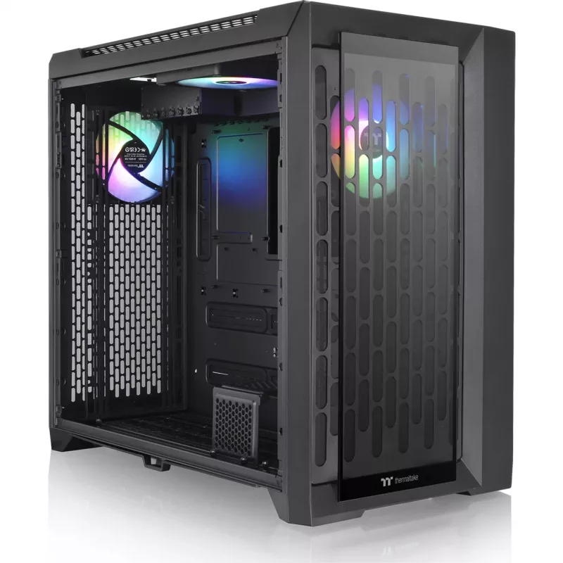Caja de PC Thermaltake CTE C750 TG ARGB Full Tower negra
