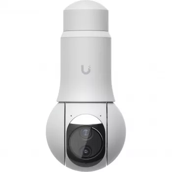Cámara de seguridad IP UBIQUITI G6 PTZ — 3864×2160, esférica, interior/exterior, por cable, montaje en techo/pared/mástil, rotación 350°, ángulos de visión 109,9°×56,7°