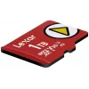 Tarjeta de memoria microSDXC Lexar 1 TB UHS‑I Class 10 U3 V30 lectura 205 MB/s escritura 140 MB/s (roja)