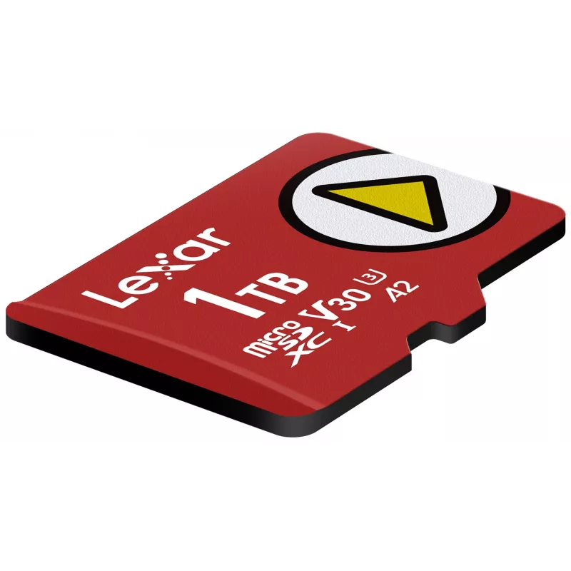 Tarjeta de memoria microSDXC Lexar 1 TB UHS‑I Class 10 U3 V30 lectura 205 MB/s escritura 140 MB/s (roja)