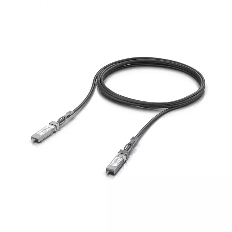 Ubiquiti UACC-DAC-SFP28-3M cable de fibra óptica/InfiniBand negro