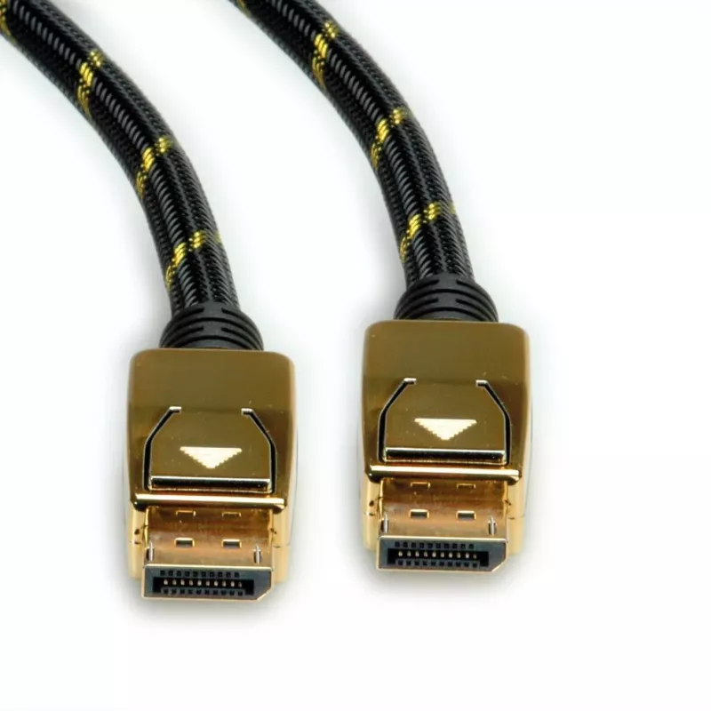 Cable DisplayPort ROLINE 11.04.5922 3 m negro oro