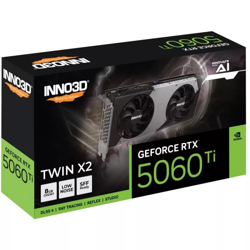 Tarjeta gráfica INNO3D GeForce RTX 5060 Ti TWIN X2 8GB GDDR7