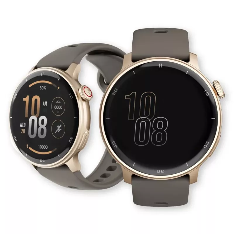 Smartwatch Stelio STSWA101GD Activ GPS 46 mm oro — smartwatch GPS de 46 mm, caja dorada