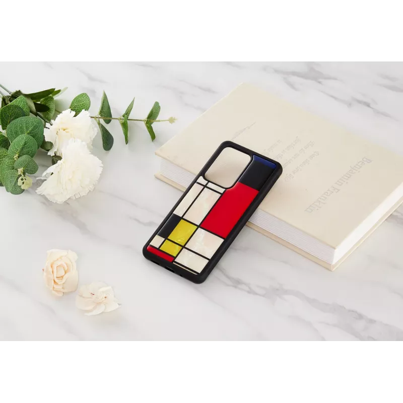 Funda protectora iKins para Samsung Galaxy S20 Ultra — Mondrian negro